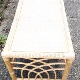 Rattan coffee table