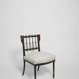 Napoleon III painted armchair, 19th c.