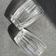 Liquor cabaret - Art Deco - Blown and cut crystal, mahogany or ebony macassar and stainless steel