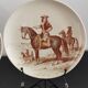 3 Creil and Montereau earthenware plates