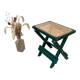Folding stool in vintage canning