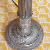 Old candlelight in bronze