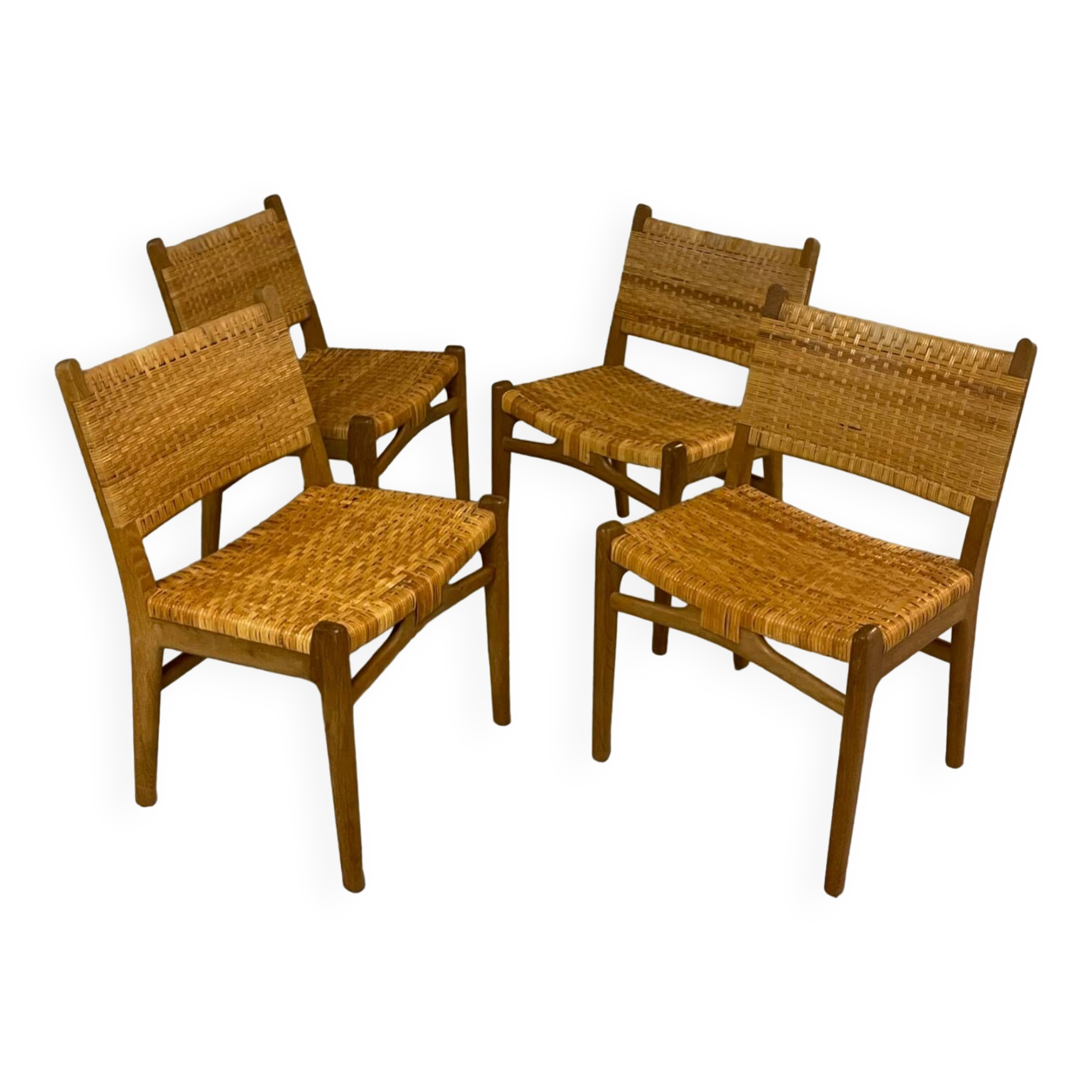 4x Hans Wegner Dining Chairs Model CH-31