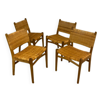 4x Hans Wegner Dining Chairs Model CH-31