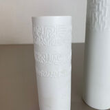 Set of 2 Abstract porcelain Vases by Cuno Fischer for Rosenthal, Germany, 1980s