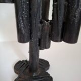 Brutalist chandelier from the 70s