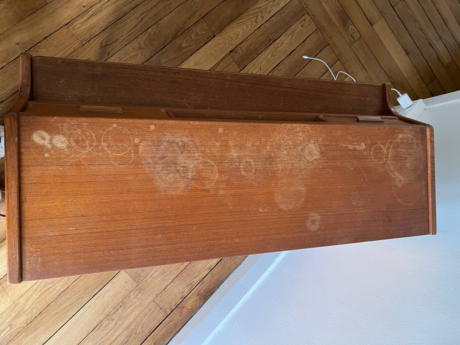 Bureau secrétaire vintage par Arne Wahl Iversen, Danemark