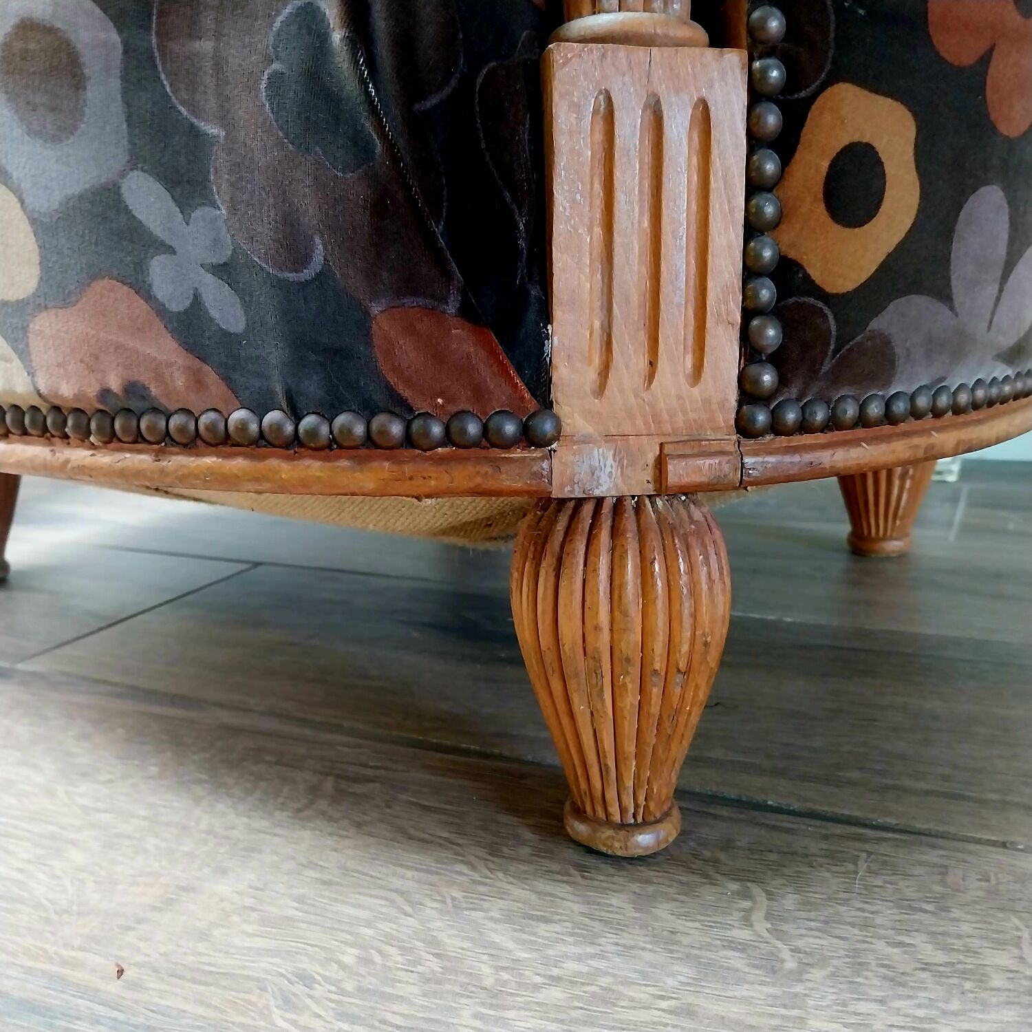 Paire de fauteuils corbeille 1920 1930
