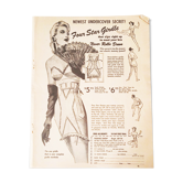 Pin-Up lingerie advertising poster of the 40s