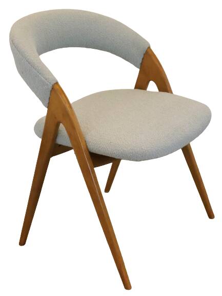 WK möbel style fauteuil / stoel in Teddy 'Mehlmels'