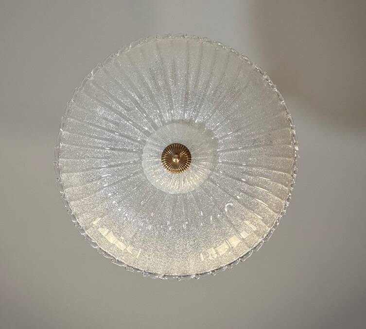 Venetian ceiling light in Murano glass, circa 1940