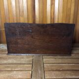 Mail holder 4 wooden boxes vintage office #a362