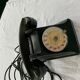 Telephone in black bakelite complete vintage ptt 1961 collector