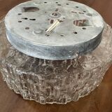 Round vintage glass ceiling light 24cm