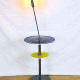 Daniela Puppa "Altair" Floor Murano Lamp With Table, Italia for Vistosi, 1982, Memphis Style