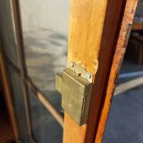 Parisian antique black patinated showcase