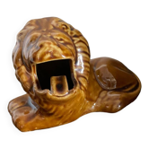 Lion ceramic ashtray