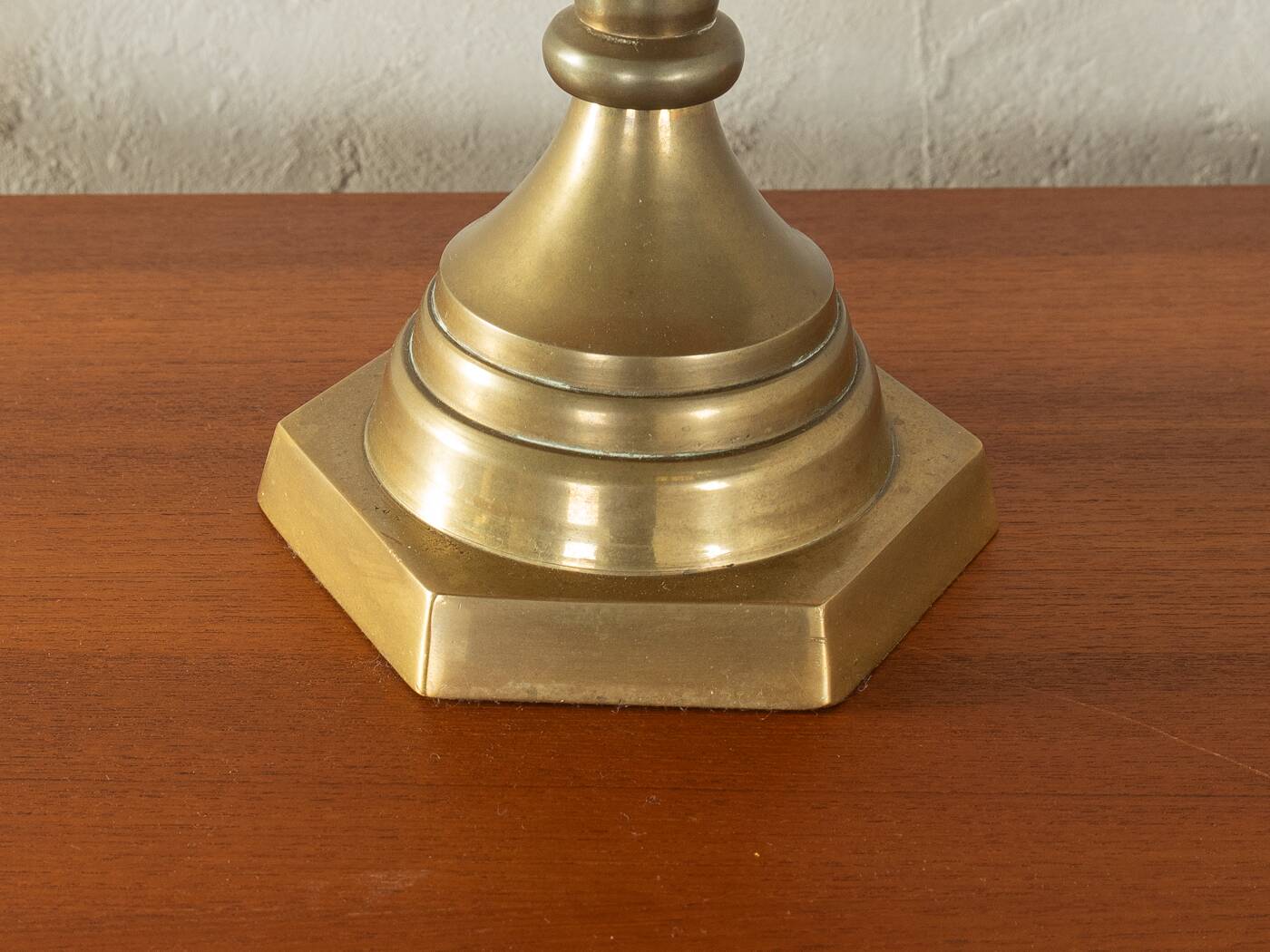 2x Large brass Table Lamps from the 60s