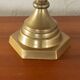 2x Large brass Table Lamps from the 60s