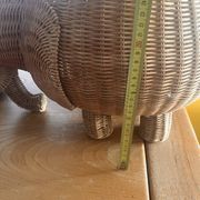 Panier éléphant en rotin