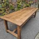 Old farmhouse table in oak, 18th century – Auvergne, France