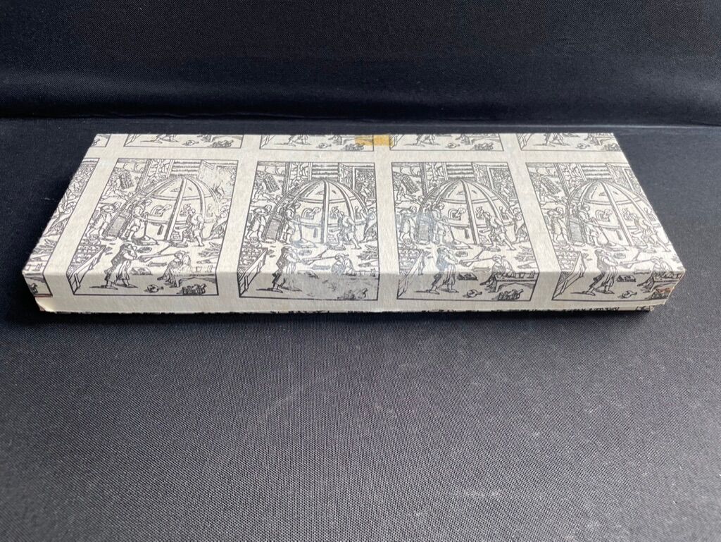 Box of 12 knife holders crystal cut XXe