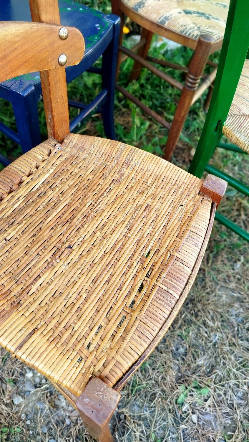 6 antique chairs