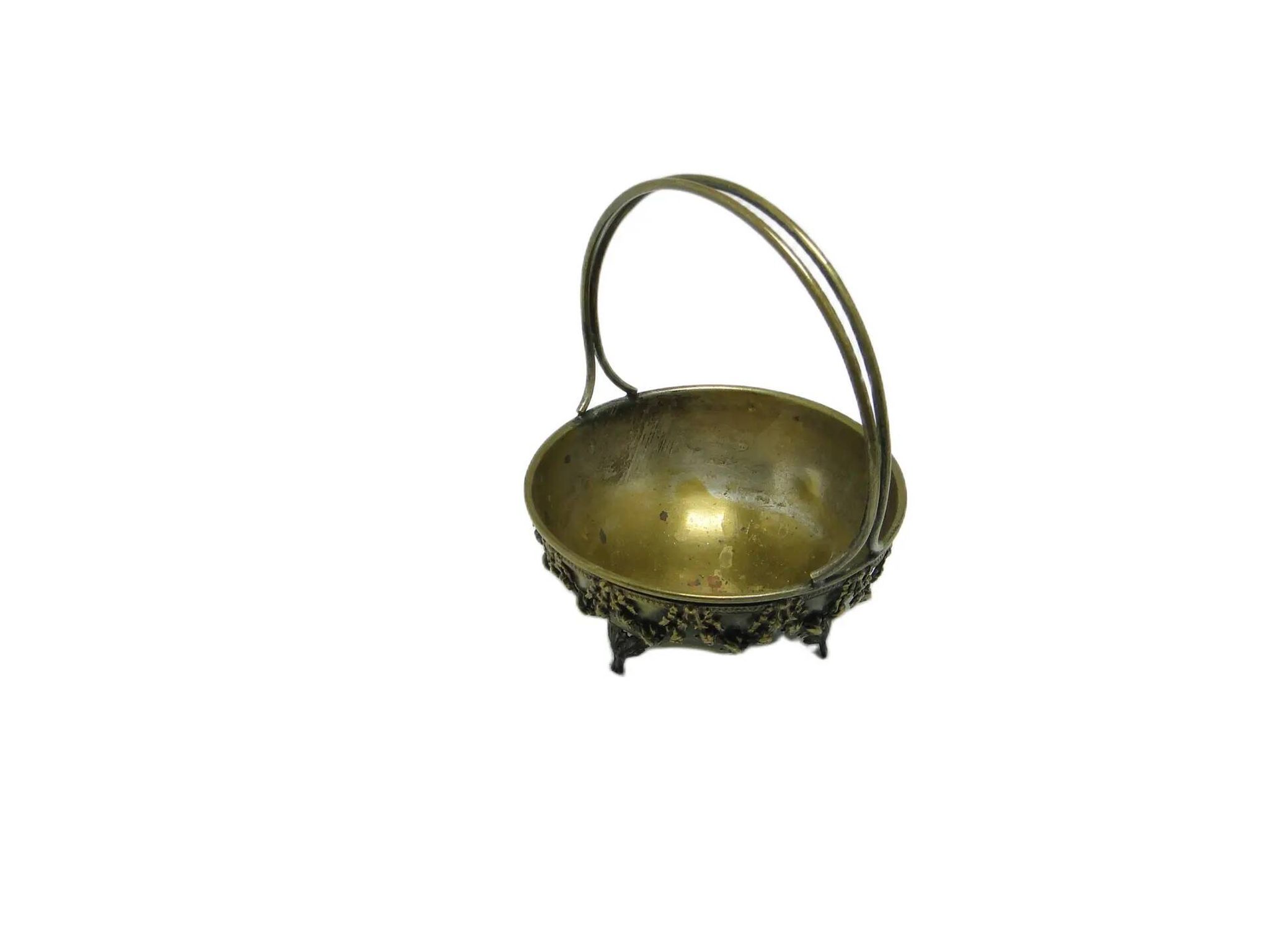 Baroque decorative bowl, brass, Germany, 1930s.