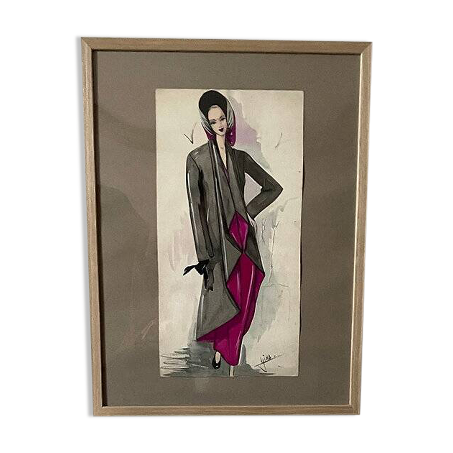 Fashion drawing G. Mazoyer