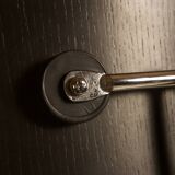 "LCM" chairs in black ash by Charles and Ray Eames for Herman Miller 60s.