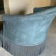 Velvet toad armchair