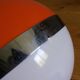 Orange space age ball sphere suspension 70s