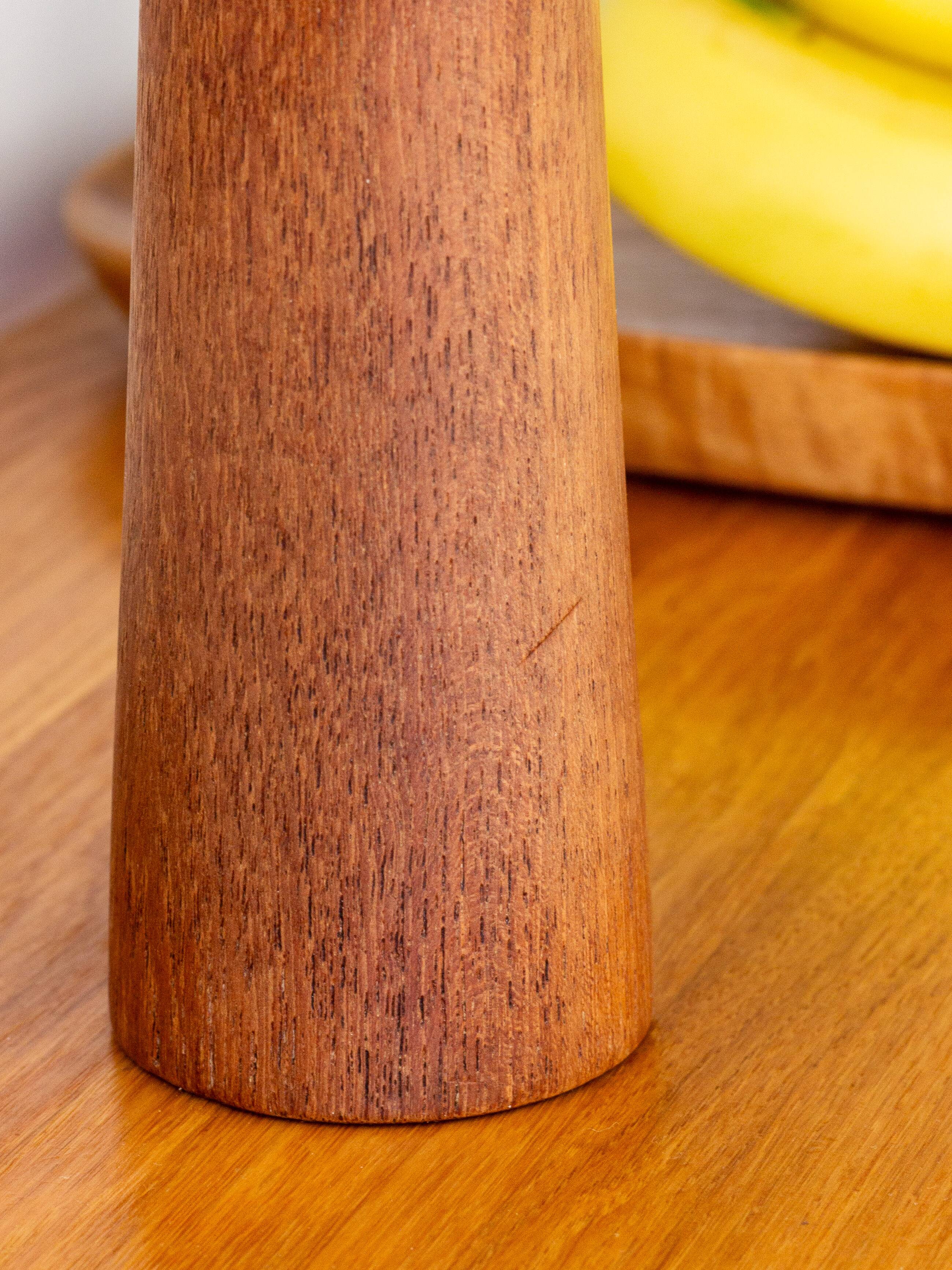 Pepper mill in the shape of a lighthouse or stylized Viking, Denmark, 1960s