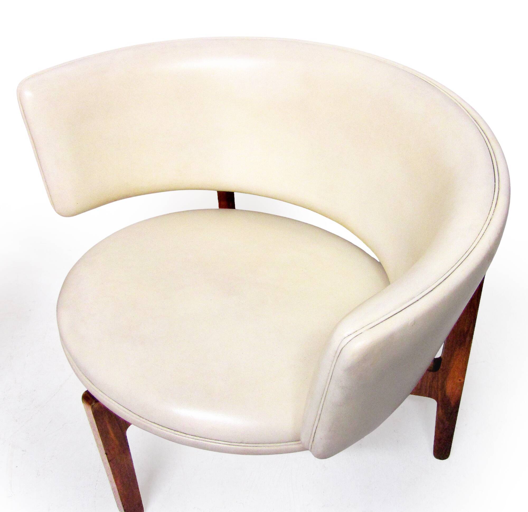 Two 1960s Danish Lounge Chairs In Rosewood By Sven Ellekaer