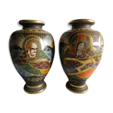 Vases satsuma paire