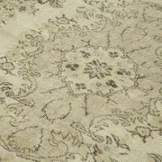 Handmade antique oriental beige rug 177 cm x 276 cm