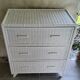 Commode rotin années 70