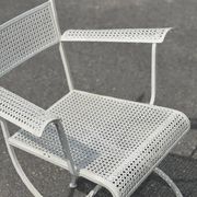Ensemble de jardin  Maison Jansen en fer forgé  1960