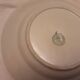 Assiette a dessert faience Hamage barbotine prune