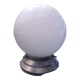 Old ceiling lamp/wall lamp white opaline globe Ø 15 cm Art Deco 1930 TBE