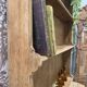 Wall shelf in oak