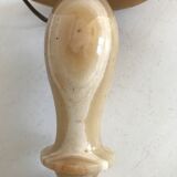 Pied de lampe en onyx vintage