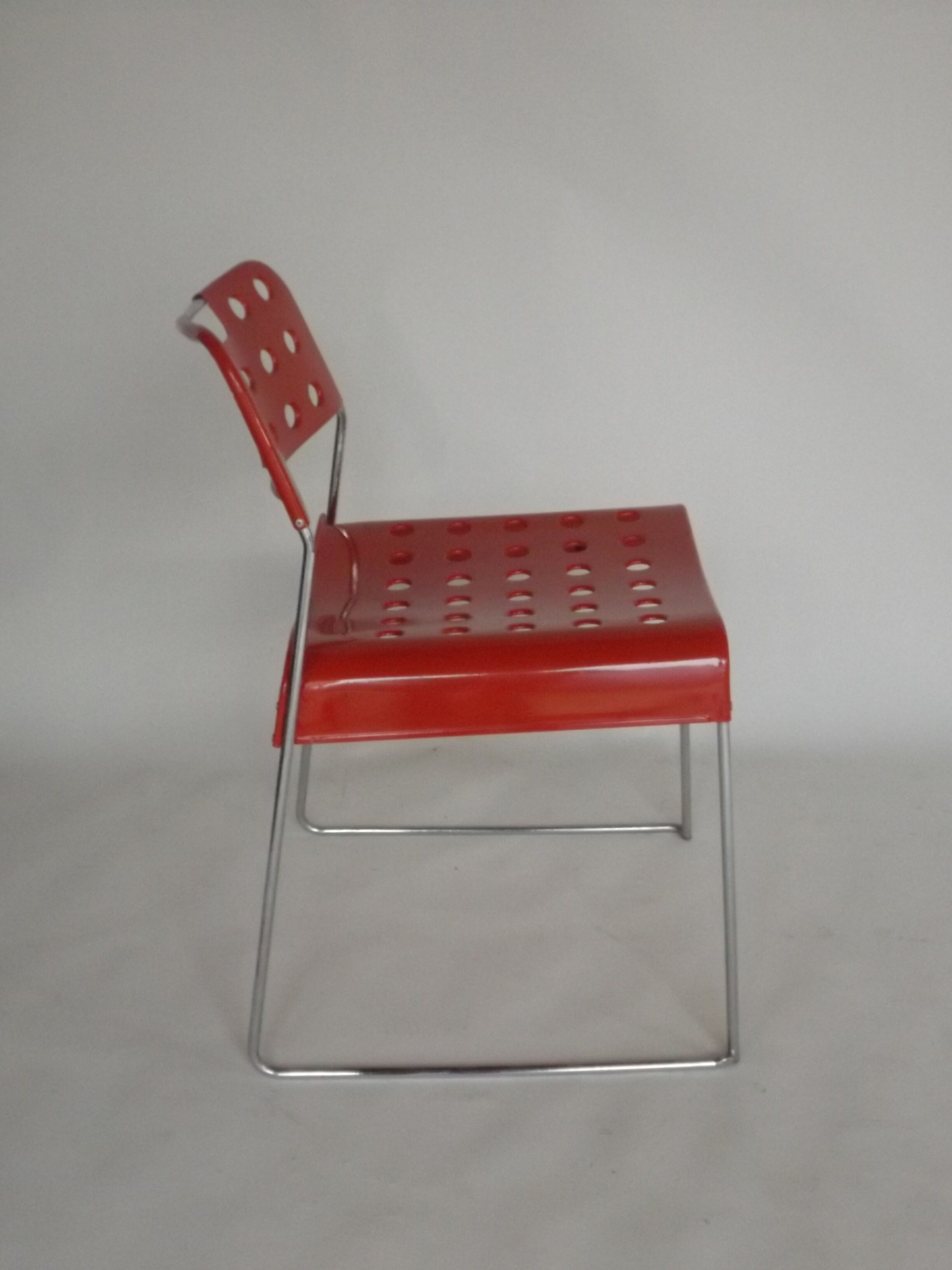 4 chaises "omstak" de Rodney Kinsmann par Bieffeplast, Italie, 1970