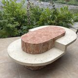 Table basse vintage design Magnussen Ponte, 1980s