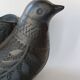 Zoomorphic vase with double birds in black clay from Marginea, Romania.