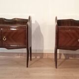 1950s Rosewood Nightstands, Mid Century Designer Nightstand