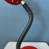 Vintage red flexible table lamp