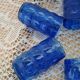 6 antique cobalt blue glasses