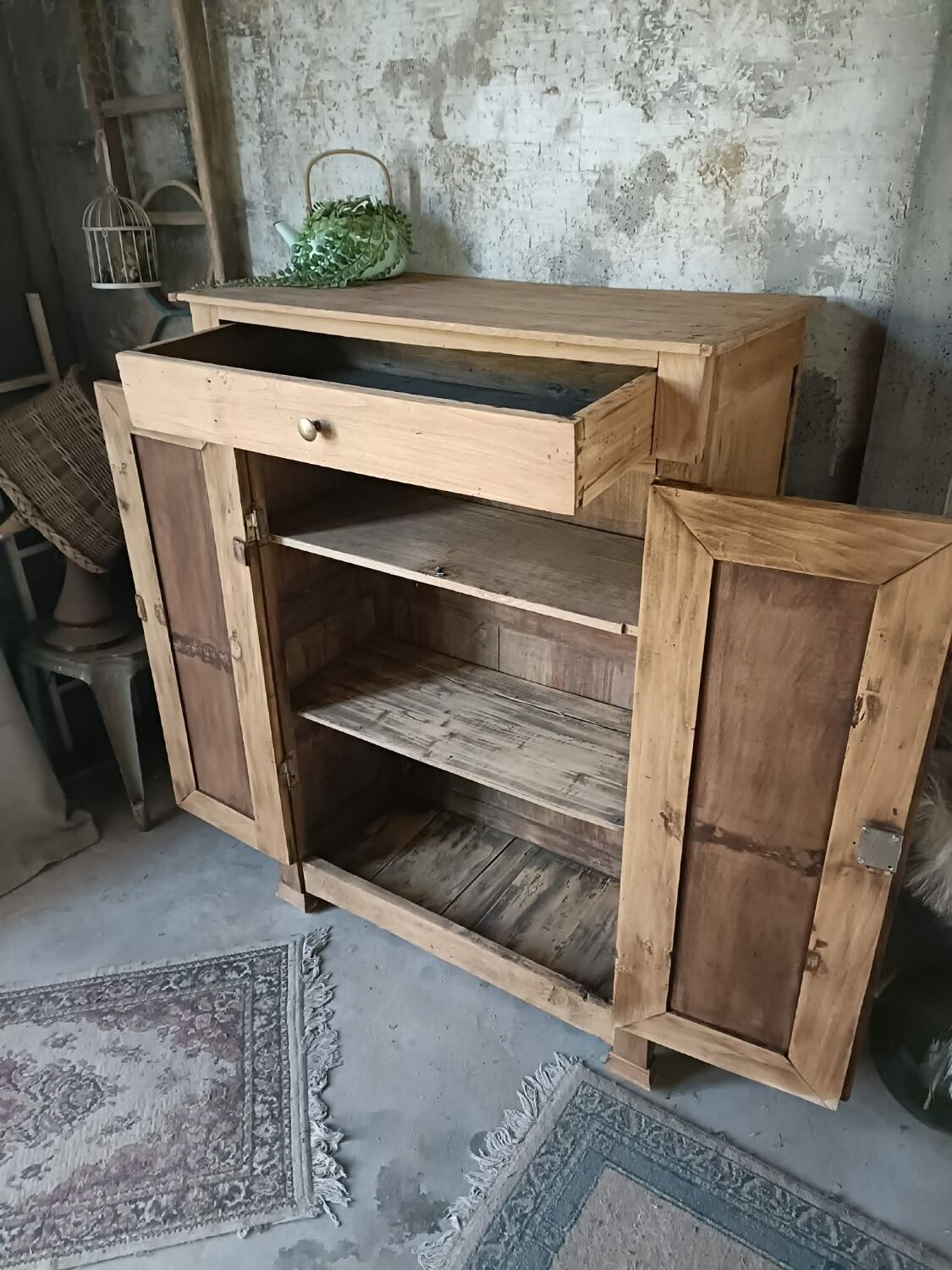 Wooden sideboard