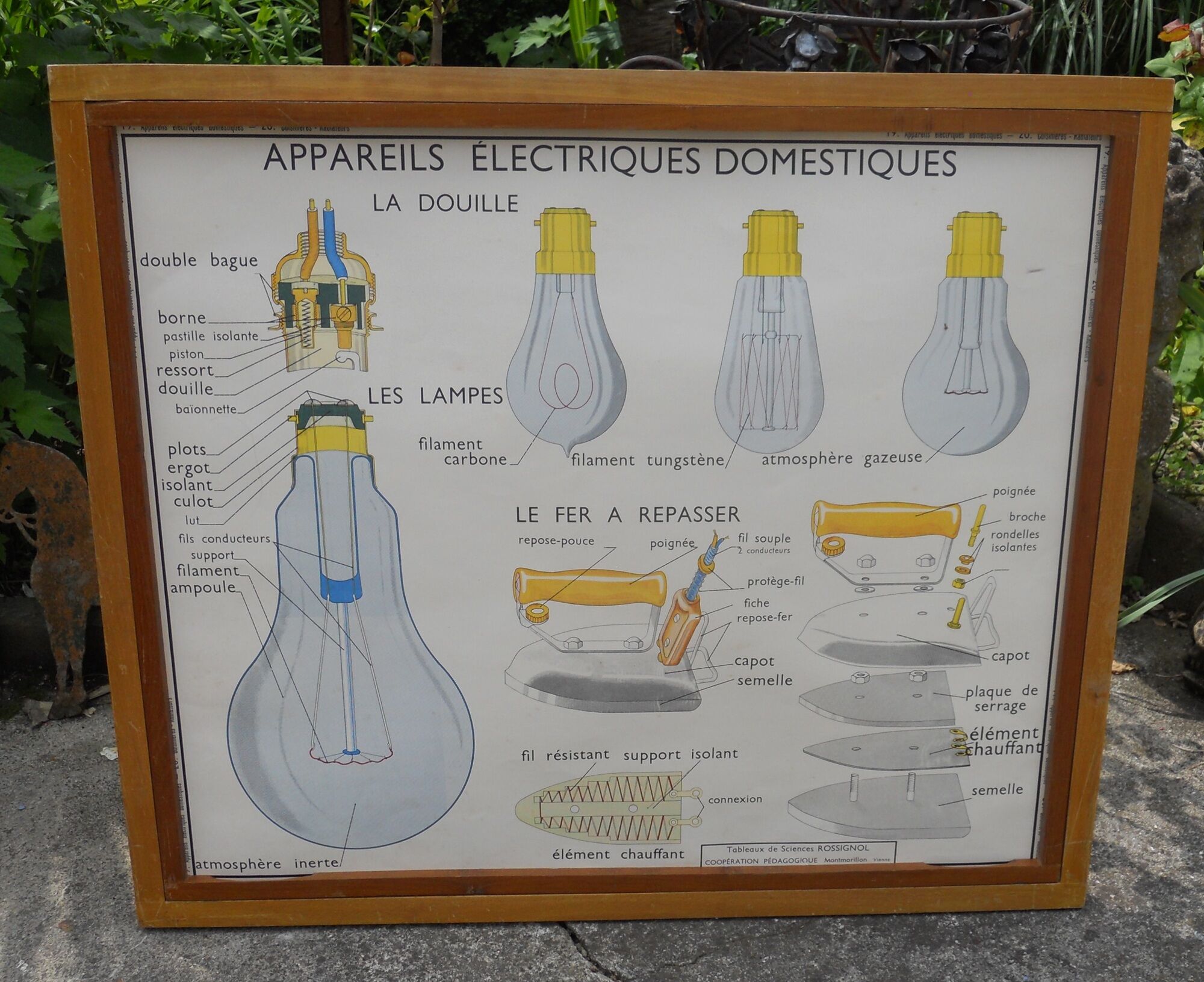 Set of Rossignol school posters about the house